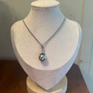 South Hill Design Mialisia Charm Black Pearl Pendant Necklace